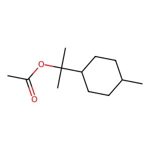 Dihydroterpinyl acetate structure