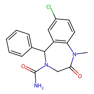 Uxepam structure