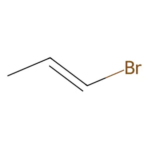 1-Bromo-1-propene structure