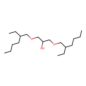 1,3-bis[(2-ethylhexyl)oxy]propan-2-ol structure