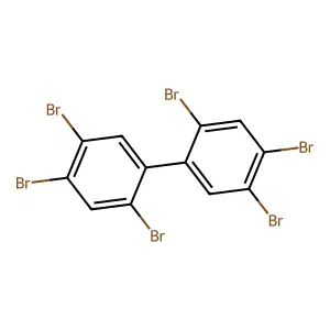 2,2',4,4',5,5'-Hexabromobiphenyl structure
