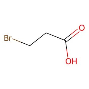 3-Bromopropionic acid structure