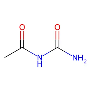 Acetylurea structure