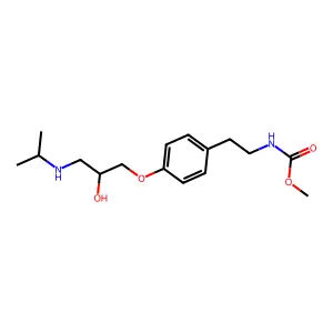 Pamatolol structure