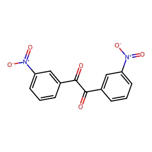 1,2-bis(3-nitrophenyl)ethane-1,2-dione structure