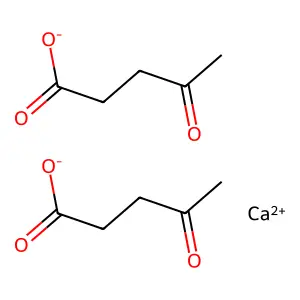calcium bis(4-oxopentanoate) structure