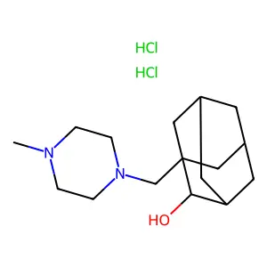 1-[(4-methylpiperazin-1-yl)methyl]adamantan-2-oldihydrochloride structure