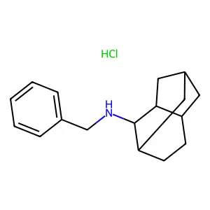 N-benzyltricyclo[4.3.1.03,8]decan-7-aminehydrochloride structure