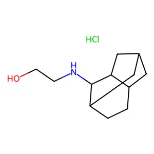 N-(2-Hydroxyethyl)-4-protoadamantaneamine hydrochloride structure