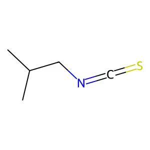 Isobutyl isothiocyanate structure