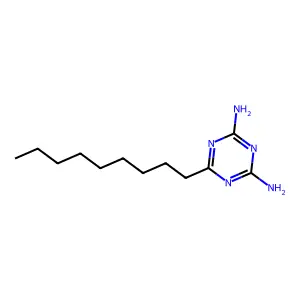 6-Nonyl-1,3,5-triazine-2,4-diamine structure