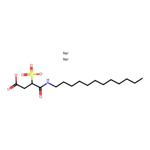 Disodium 4-(dodecylamino)-4-oxo-3-sulfobutyrate structure