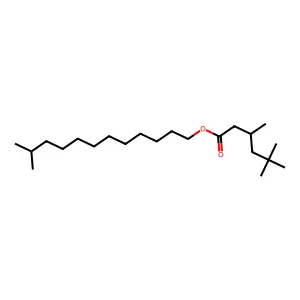 11-methyldodecyl 3,5,5-trimethylhexanoate structure