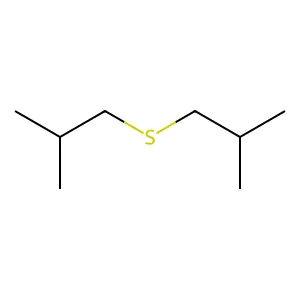 Isobutyl sulfide structure