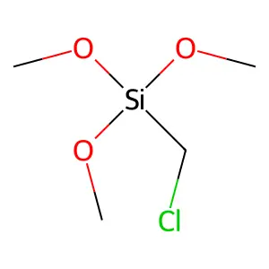 (Chloromethyl)trimethoxysilane structure