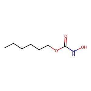 Hydroxycarbamic acid hexyl ester structure