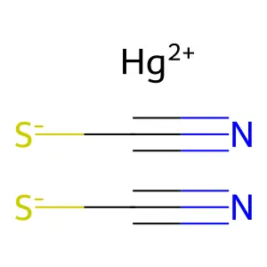 MERCURIC THIOCYANATE structure