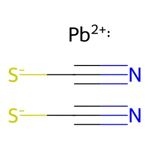 Lead(II) thiocyanate structure