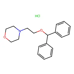 Linadryl hydrochloride structure