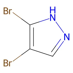 Compound C3H2Br2N2 structure