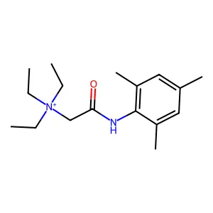 AMMONIUM, TRIETHYL(((2,4,6-TRIMETHYLPHENYL)CARBAMOYL)METHYL)- structure