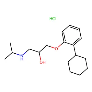 Exaprolol hydrochloride structure