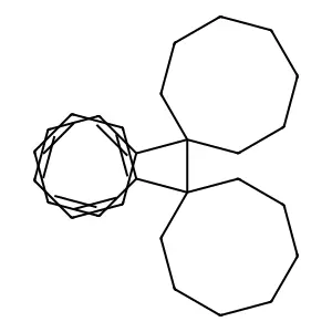 1,1'-Diphenyl-1,1'-bicyclooctyl structure