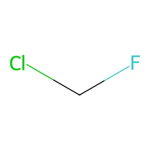CHLOROFLUOROMETHANE structure
