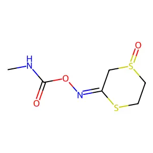 [(4-oxo-1,4-dithian-2-ylidene)amino] N-methylcarbamate structure