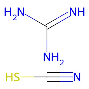 Guanidine thiocyanate structure