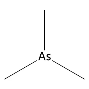 Trimethylarsine structure