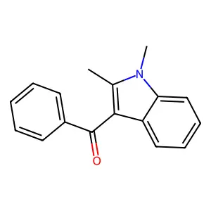 (1,2-dimethyl-1h-indol-3-yl)(phenyl)methanone structure