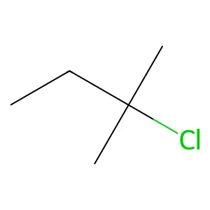 2-Chloro-2-methylbutane structure