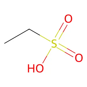 Ethanesulfonic acid structure