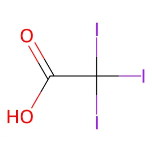 Triiodoacetic acid structure