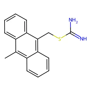 (10-Methyl-9-anthryl)methyl imidothiocarbamate structure
