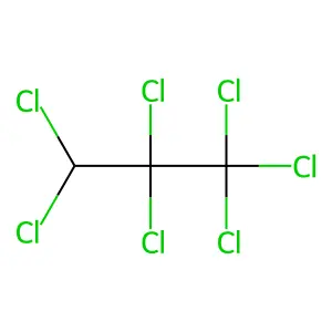 1,1,1,2,2,3,3-HEPTACHLOROPROPANE structure