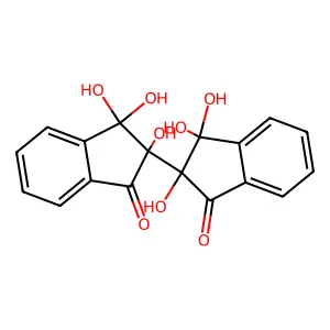 Hydrindantin dihydrate structure