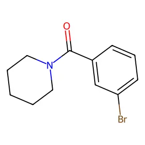 1-(3-Bromobenzoyl)piperidine structure