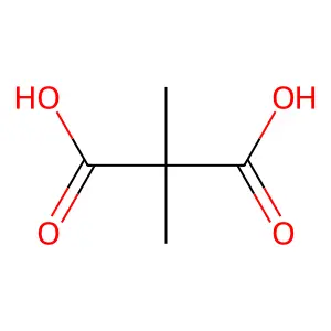 DIMETHYLMALONIC ACID structure