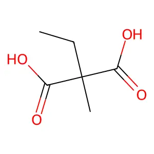 Ethylmethylmalonic acid structure