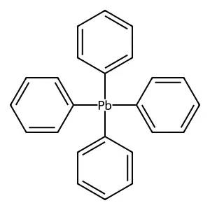 Tetraphenyllead structure