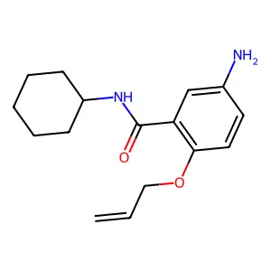 2-(Allyloxy)-5-amino-N-cyclohexylbenzamide structure