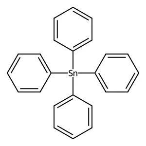 Tetraphenyltin structure