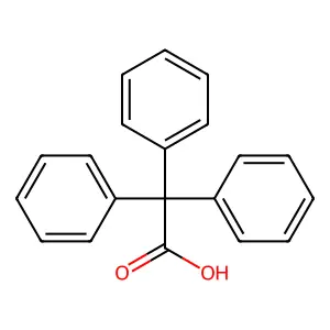 Triphenylacetic acid structure