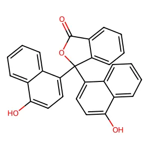 alpha-Naphtholphthalein structure