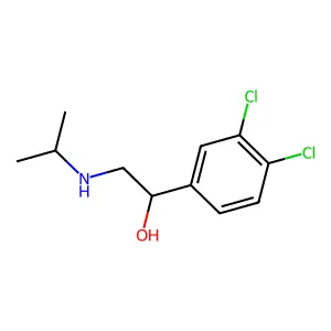 Dichloroisoproterenol structure