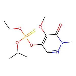 Pyridathion structure