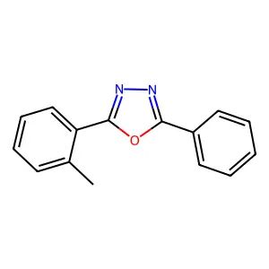 1,3,4-Oxadiazole, 2-(2-methylphenyl)-5-phenyl- structure
