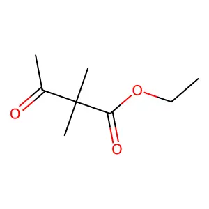 ethyl 2,2-dimethyl-3-oxobutanoate structure
